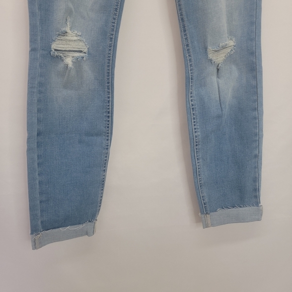 WOMEN'S LC Lauren Conrad Feel Good Cuffed Midrise Skinny Ankle Jeans - Picture 5 of 16